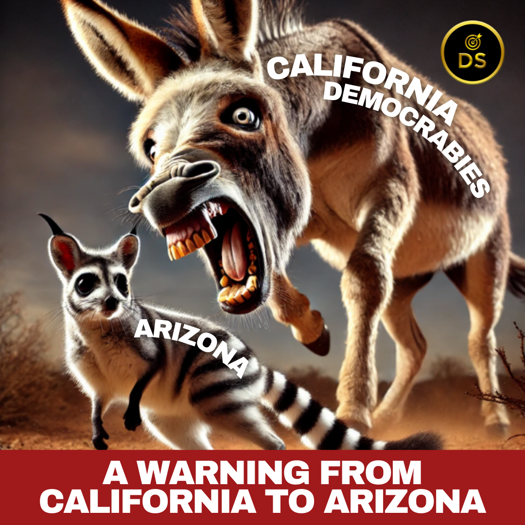 Warning from california to arizona